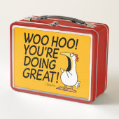 WOO HOO! YOU'RE DOING GREAT! Sandra Boynton メタルランチボックス (正面)