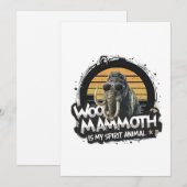 Woo Mammoth Is My Spirit Animal Art シーズンカード (正面/裏面)