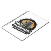 Woo Mammoth Is My Spirit Animal Art ノートブック (左側)