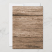 Wood 素朴 2025卒業写真卒業 案内状 (裏面)