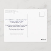 Wood 素朴 Any Year Graduation 4写真 ポストカード (裏面)