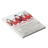 Wood 素朴 Merry Christmas Photo – メモ帳 (アングル)