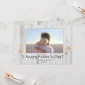 Wood 航海の Happy Father's Dayの写真 カード (正面/裏面インサイチュ)