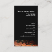 Wood 11 ·名エレガント刺 名刺 (裏面)