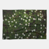 Wood Anemone Forest Floor, Nature Botanical Spring キッチンタオル (横)