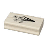 Wood Art Stamp Spring Daffodils ラバースタンプ (スタンプ)