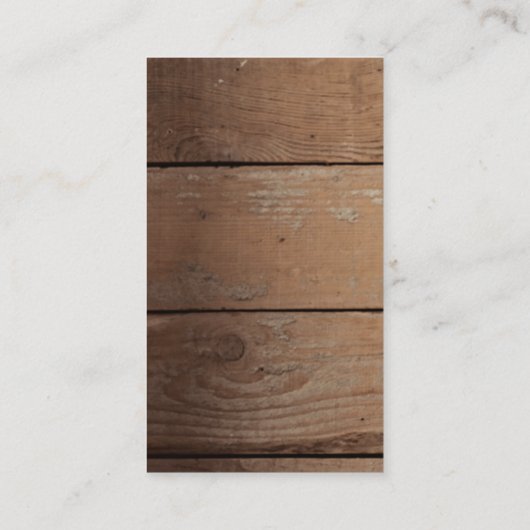  Wood Background Wolf Animal Wild West Theme 名刺 (裏面)