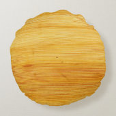 Wood bamboo background texture ラウンドクッション (裏面)
