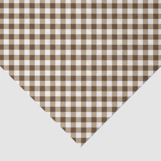 Wood Brown Gingham 薄葉紙 (詳細)