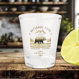 Wood Buffalo National Park Forest Landscape ショットグラス