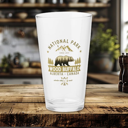 Wood Buffalo National Park Forest Landscape タンブラーグラス