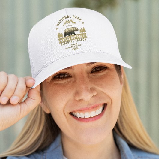 Wood Buffalo National Park Natural Landscape キャップ