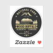 Wood Buffalo National Park Wild Terrain シール (シート)