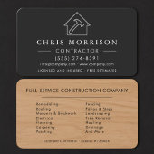 Wood Building Construction Contractor 名刺