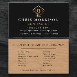 Wood Building Home Improvement 名刺