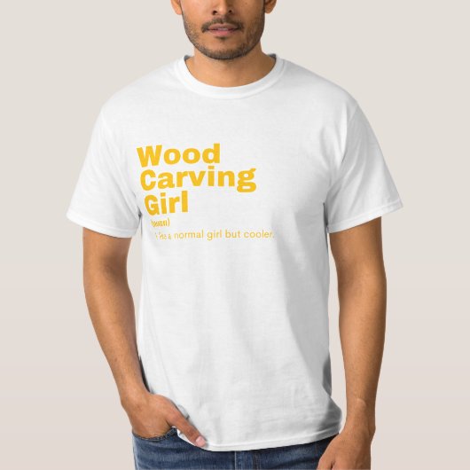 Wood Carving Tシャツ (正面)