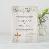 Wood Christian Two Become One 招待状 (スタンド正面)