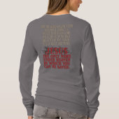 Wood Cross Cuz You Matter John 14 Tシャツ (裏面)