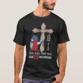 Wood Cross Cuz You Matter John 14 Tシャツ (正面)