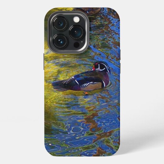 Wood Duck #2 iPhone 13 Pro カバー (裏面)
