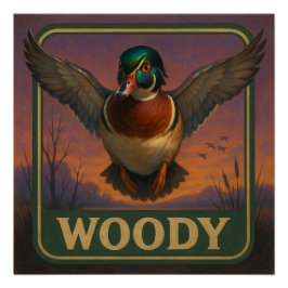 Wood Duck Poster ポスター