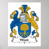 Wood Family Crest ポスター (正面)