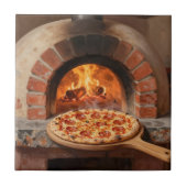 Wood-Fired Pepperoni Pizza Rustic Italian タイル (正面)