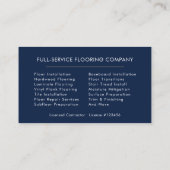 Wood Flooring 名刺 (裏面)