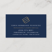 Wood Flooring QR Code 名刺 (正面)