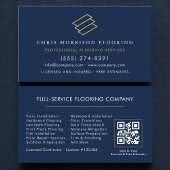 Wood Flooring QR Code 名刺