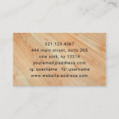 Wood Flooring Services Modern Professional 名刺 (裏面)