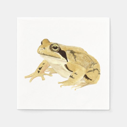 Wood Frog スタンダードカクテルナプキン (正面)