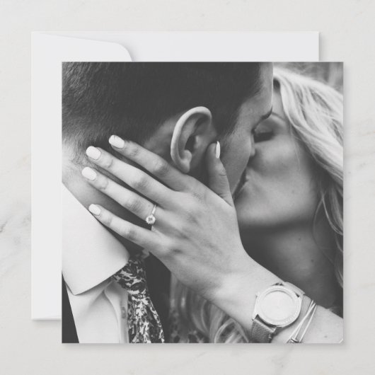 Wood Grain素朴は写真の日付を保存 (裏面)