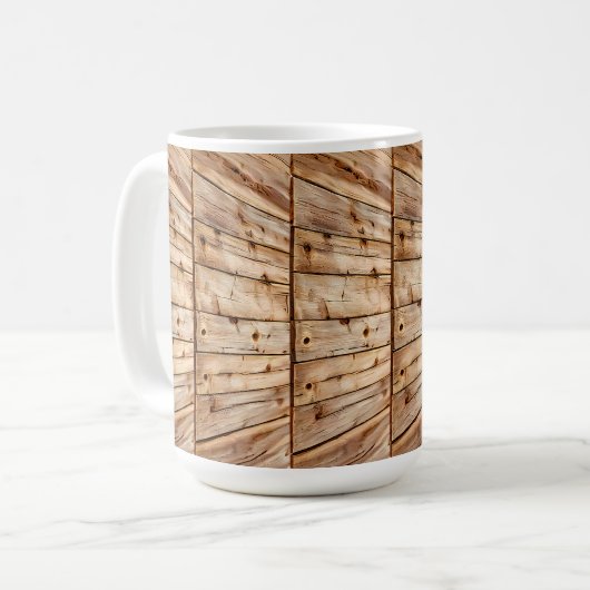 Wood Grain コーヒーマグカップ (正面左)