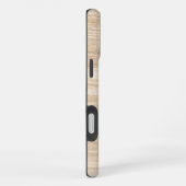 Wood Grain Phone Case | Personalized Monogram iPhoneケース (右側面)