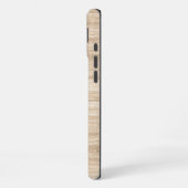 Wood Grain Phone Case | Personalized Monogram iPhoneケース (左側面)