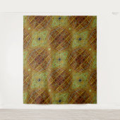 Wood Grain Rhombus タペストリー (正面)