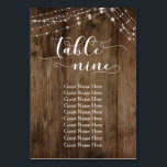Wood & Lightsテーブル9とゲストネームカード テーブルナンバー<br><div class="desc">この素朴でエレガントな結婚式とイベントの招待スイートデザインのプレゼント人気があるの一部の結婚デザインの傾向が新鮮な方法で組み合わされた。豊かな茶色の木の背景と光のアクセントの二重列で、私はデザインセットの鍵の単語やフレーズを描いたグラフィックに描写モダンは、美しいスクリプトのフォントを組み合わせている。このテーブルカードには、書道の文字読が「テーブル9」。テンプレートフィールドを使用すると、テーブルのゲストの名前を一覧表示できる。このコレクションは、国や結婚式の後のレセプションやお祝いのイベントに最適カジュアルである。すべてのレイヤのロックを解除して、必要な量のコントロールを可能にする。// 19 //</div>