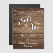 Wood Lights & Scriptで日付の磁気カードを保存 (正面/裏面)