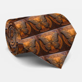 Wood Look Butterfly ネクタイ (ロール)