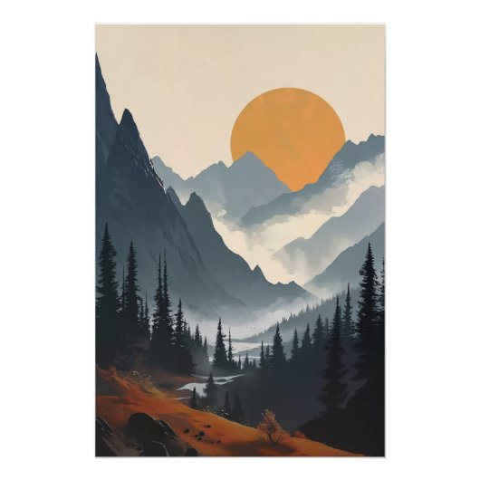 Wood, Moon and Mood ポスター (正面)