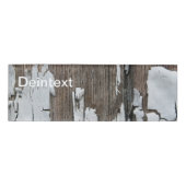 wood name tag 名札 (正面)