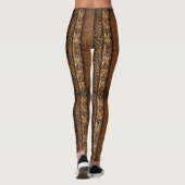 Wood Ornament - Power Yoga Leggings レギンス (裏面)