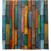 Wood Planks Shower Curtain シャワーカーテン (正面)