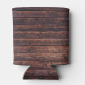 Wood Planks With Grain Details Closeup Photo Image 缶クーラー (裏面)