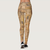 Wood Plywood - Power Yoga Leggings レギンス (裏面)
