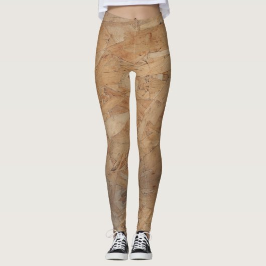 Wood Plywood - Power Yoga Leggings レギンス (正面)