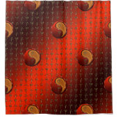 Wood Rat シャワーカーテン (正面)