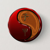 Wood Rat 缶バッジ (正面)