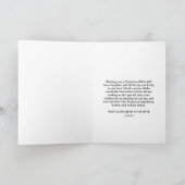 Wood Red Plaid Merry Christmas to my Husband  カード (内部)